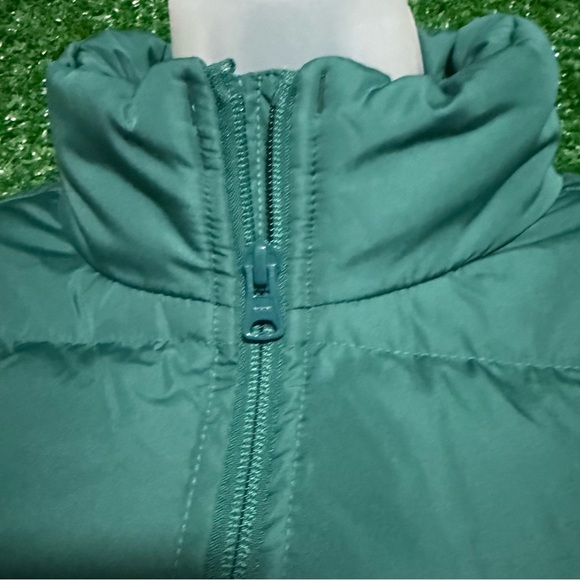 Lands' End Teal Down Lightweight Puffer Zip Up Coat Small Outerwear Insulated - Picture 4 of 12